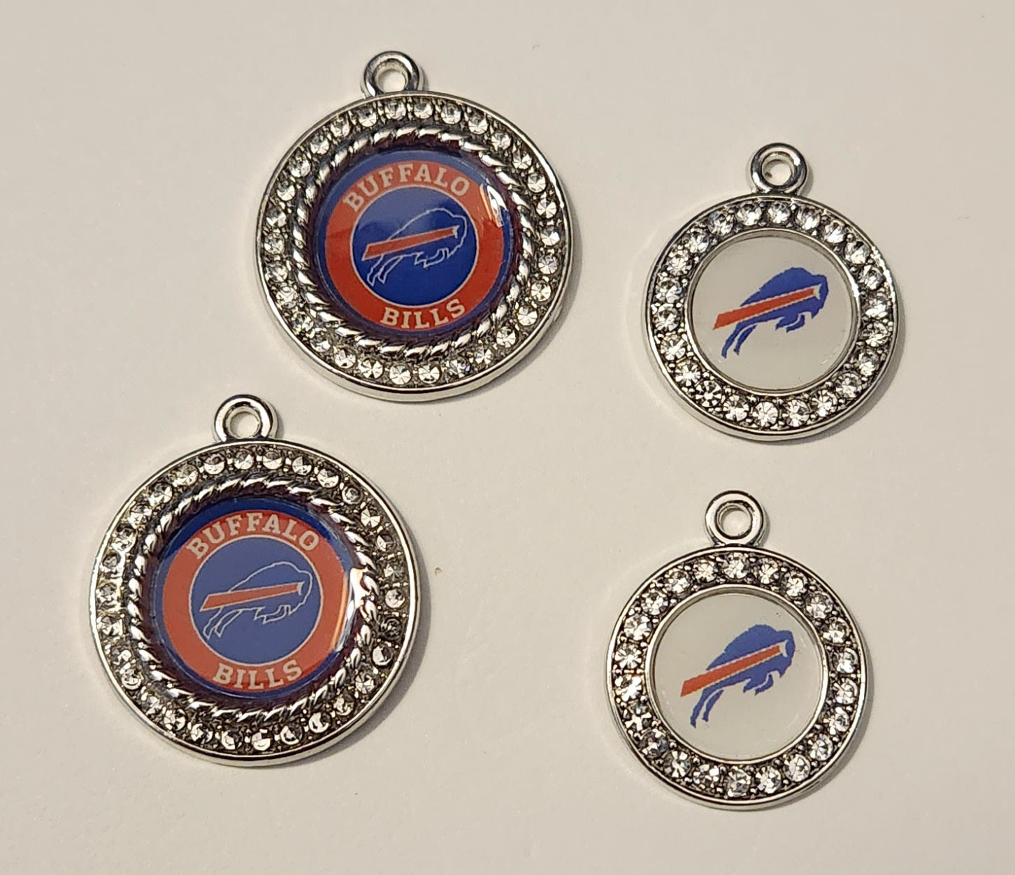 34 in stock - Buffalo Bills Shaped NFL Football Charms. Sports Team Ch –  karenskrafterscorner