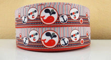 Load image into Gallery viewer, 1" Whales and Anchors Grosgrain Ribbon. Nautical Theme, Sailor theme