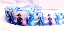 Load image into Gallery viewer, 7/8" Killer Frost Marvel Grosgrain Ribbon. Marvel Hero, Caitlin Snow, suicide squad bad girls Pop Star Super Hero Ribbon
