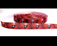 Load image into Gallery viewer, 5/8" Nightmare Before Christmas Jack Skellington Grosgrain Ribbon.