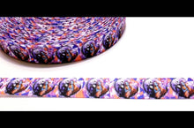 Load image into Gallery viewer, 5/8" Nightmare Before Christmas Jack Skellington and Sally Grosgrain Ribbon. Halloween