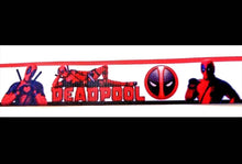 Load image into Gallery viewer, 7/8" Deadpool Grosgrain Ribbon. Great detail.