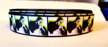 Load image into Gallery viewer, 7/8" & 1.5" wide Frankenstein and Frankenstein Bride Classic Horror Movie Grosgrain Ribbon.  Haunted and Fright Night