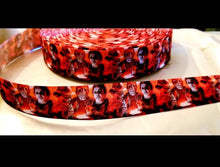 Load image into Gallery viewer, 1" Freddy Krueger, Michael Myers and Jason Halloween Ribbon. Friday The 13th. Haunted House Fright Night