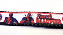 Load image into Gallery viewer, 7/8" Deadpool Grosgrain Ribbon. Great detail.