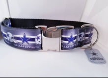 Load image into Gallery viewer, 1.5" Dallas Cowboys Grosgrain Ribbon. NFL Football- Team Sports Ribbon- Wide Ribbon