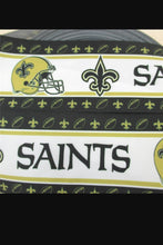Load image into Gallery viewer, 1.5" New Orleans Saints Grosgrain Ribbon. Football Ribbon NFL Sports Ribbon