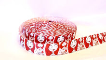 Load image into Gallery viewer, 7/8" or 1.5" wide Rag doll Sally Grosgrain Ribbon. Jack and Sally Skellington Halloween Nightmare Before Christmas Ribbon.