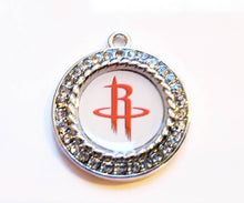 Load image into Gallery viewer, Houston Rockets Basketball NBA Charms. 2.5 Large Sports Team Charms