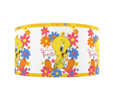 Load image into Gallery viewer, 7/8'' Tweety Bird Grosgrain ribbon. Cartoon Classics Flower Power