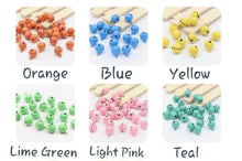 Load image into Gallery viewer, Solid Color Bells, Pet Collar Bells. Cat Bells Dog Collar Bells - Party Favor Bells, Specialty Bells Colored Metal Bells White Wedding Bells