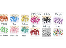 Load image into Gallery viewer, Solid Color Bells, Pet Collar Bells. Cat Bells Dog Collar Bells - Party Favor Bells, Specialty Bells Colored Metal Bells White Wedding Bells