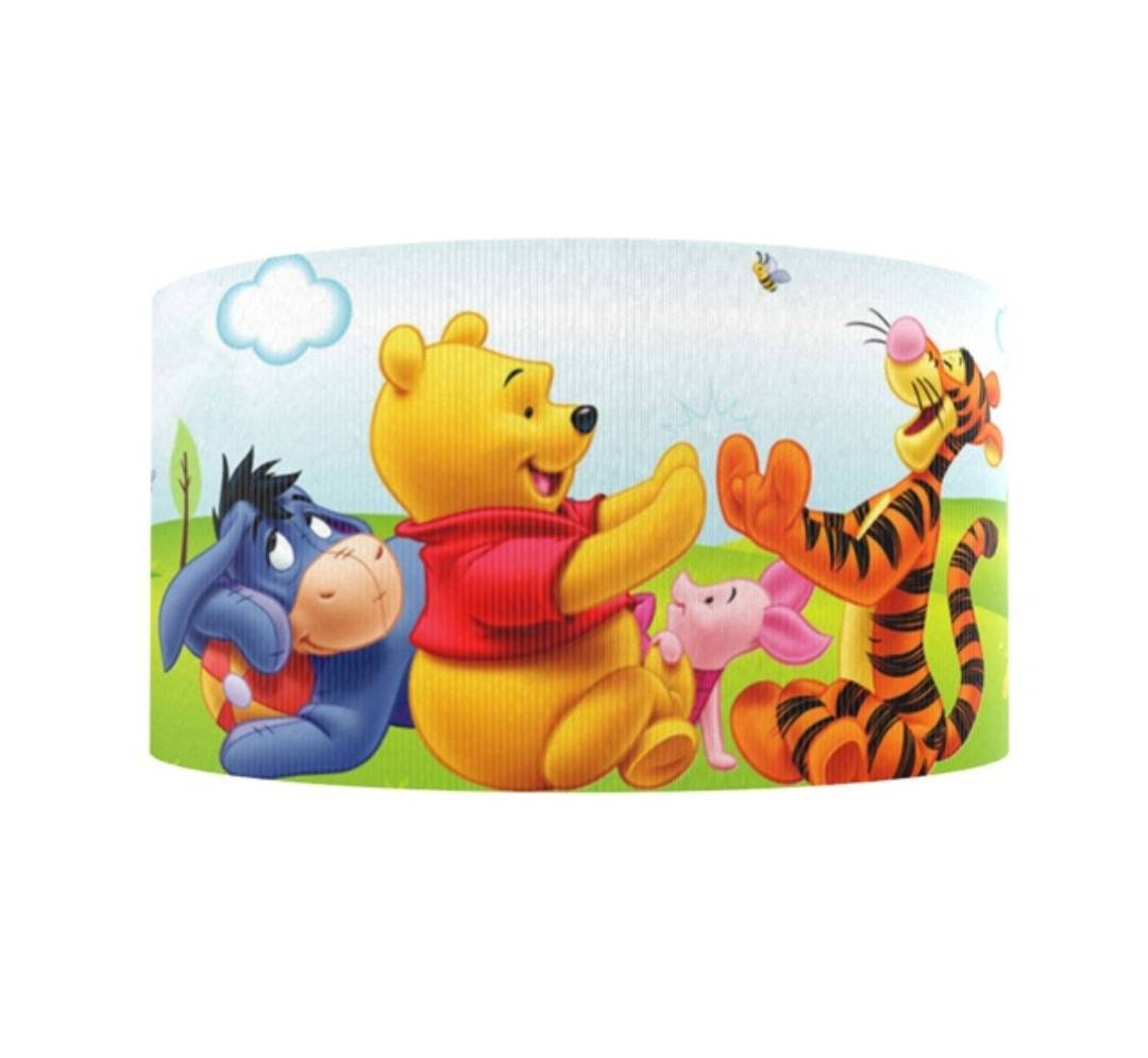 7/8 Pooh Bear Grosgrain Ribbon. Bright Colors Winnie the pooh and Friends.