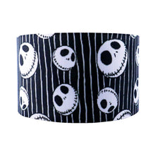 Load image into Gallery viewer, 1.5" Jack Skellington Grosgrain Ribbon. Halloween Nightmare Before Christmas Ribbon. Black and White Jack Skellington Ribbob