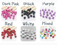 Load image into Gallery viewer, Solid Color Bells, Pet Collar Bells. Cat Bells Dog Collar Bells - Party Favor Bells, Specialty Bells Colored Metal Bells White Wedding Bells