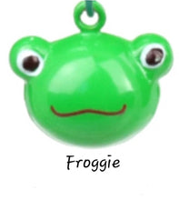 Load image into Gallery viewer, SALE Character Bells. Cat Collar Bells - Dog Collar Bells- Jack Skellington Charm Bell-Pumpkin Bell Pokemon Bell- Charm Spongebob Bell