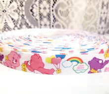 Load image into Gallery viewer, 7/8" Classic Orginal Care Bears Grosgrain Ribbon.