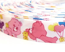 Load image into Gallery viewer, 7/8" Classic Orginal Care Bears Grosgrain Ribbon.