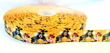 Load image into Gallery viewer, 5/8" and 7/8" Mickey and Minnie Halloween Ribbon. Halloween Ribbon. Trick or Treat Ribbon. Vampire Mickey Mouse