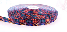Load image into Gallery viewer, Magic Crest Grosgrain Ribbon. Magic Party Ribbon. Pictures don't give this ribbon justice comes in 5/8" 7/8" and 1.5"