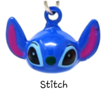 Load image into Gallery viewer, SALE Character Bells. Cat Collar Bells - Dog Collar Bells- Jack Skellington Charm Bell-Pumpkin Bell Pokemon Bell- Charm Spongebob Bell