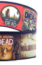 Load image into Gallery viewer, 1.5" Walking Dead Grosgrain Ribbon. Zombie Ribbon.