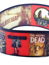 Load image into Gallery viewer, 1.5" Walking Dead Grosgrain Ribbon. Zombie Ribbon.