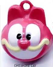 Load image into Gallery viewer, SALE!!! Character Bells - Cat Bells - Cat Collar Bells. Holiday Bells. Pig Charm Bell, Specialty Bells. Panda Bells- Cheshire Cat. Minnie