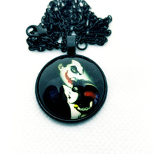 Load image into Gallery viewer, SALE!!! The Joker Necklace Jewelry- Batman and Robin Joker Charms. Dome pendant