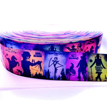 Load image into Gallery viewer, 7/8" and 1.5"  Edward Scissorhands Ribbon- Classic Villians- Johnny Depp, Jack Skellington, Tim Burton Classics, Fandom Ribbon