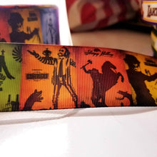 Load image into Gallery viewer, 7/8" and 1.5"  Edward Scissorhands Ribbon- Classic Villians- Johnny Depp, Jack Skellington, Tim Burton Classics, Fandom Ribbon
