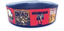 Load image into Gallery viewer, 1.5" Walking Dead Grosgrain Ribbon. Zombie Ribbon.