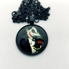 Load image into Gallery viewer, SALE!!! The Joker Necklace Jewelry- Batman and Robin Joker Charms. Dome pendant