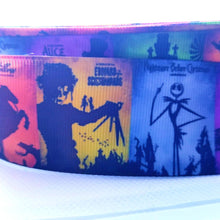 Load image into Gallery viewer, 7/8" and 1.5"  Edward Scissorhands Ribbon- Classic Villians- Johnny Depp, Jack Skellington, Tim Burton Classics, Fandom Ribbon