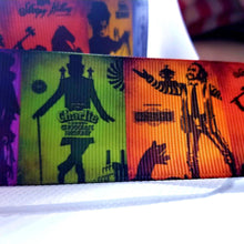 Load image into Gallery viewer, 7/8" and 1.5"  Edward Scissorhands Ribbon- Classic Villians- Johnny Depp, Jack Skellington, Tim Burton Classics, Fandom Ribbon