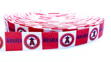 Load image into Gallery viewer, 7/8" Los Angeles Angeles Grosgrain Ribbon. Baseball Sports MLB Ribbon