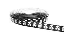 Load image into Gallery viewer, 5/8" Star Wars Storm Trooper Grosgrain Ribbon