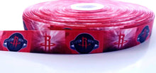 Load image into Gallery viewer, 7/8" Houston Rockets Grosgrain Ribbon. NBA Basketball Sports Ribbon.
