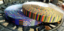 Load image into Gallery viewer, 7/8" Two New Designs Halloween Striped Ribbon and I Love the Stripes with Circles Polka Dots and more.