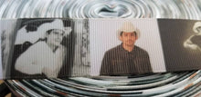 Load image into Gallery viewer, 7/8" Brad Paisley Country Singer grosgrain ribbon