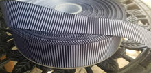 Load image into Gallery viewer, Now in 1.5" and 7/8" Black and White Stripes Ribbon. Jack Skellington Ribbon.