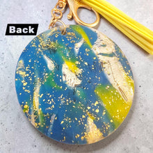 Load image into Gallery viewer, Parakeet Keychain | Handmade Polymer Clay Keychain | Budgie Bird | Kouture by KK
