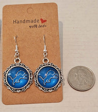 Load image into Gallery viewer, Lions Football Earrings: Lions Football Necklace. Sports Jewelry.
