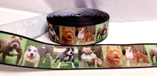 Load image into Gallery viewer, 1.5&quot; Pitbull Dog Grosgrain Ribbon
