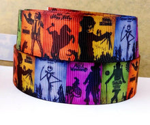 Load image into Gallery viewer, 7/8&quot; and 1.5&quot;  Edward Scissorhands Ribbon- Classic Villians- Johnny Depp, Jack Skellington, Tim Burton Classics, Fandom Ribbon
