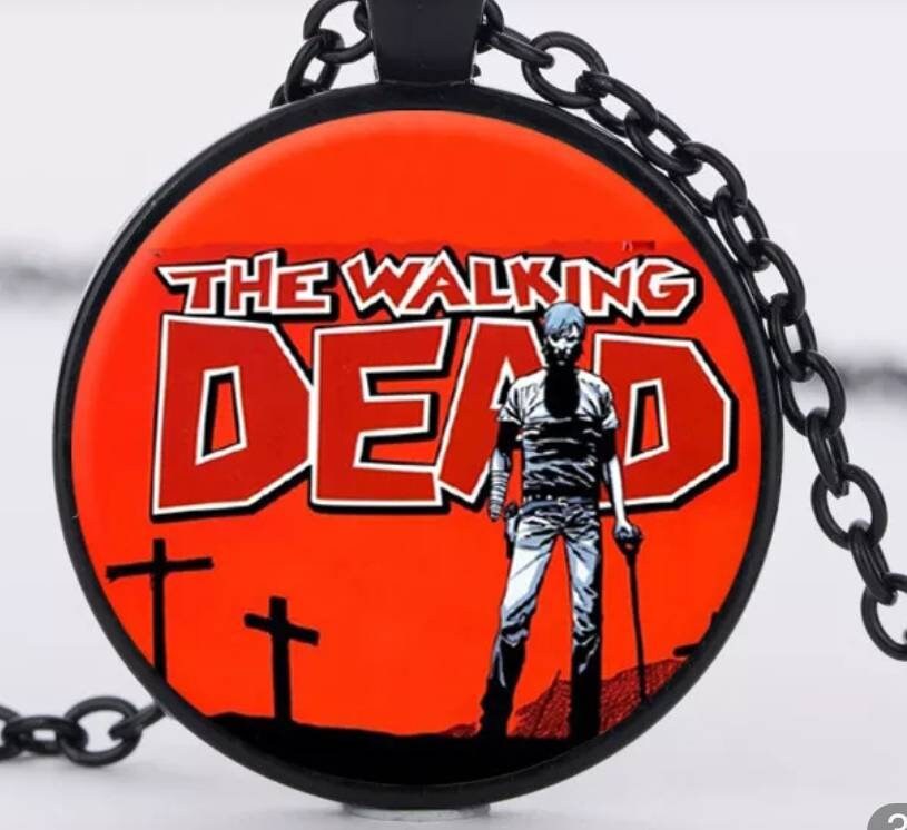 SALE!!! The Walking Dead Jewelry Charm Necklace. Walking Dead