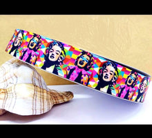 Load image into Gallery viewer, 7/8&quot; Marilyn Monroe Bright  Grosgrain ribbon.
