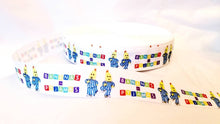 Load image into Gallery viewer, Bananas in Pyjamas7/8 inch wide grosgrain ribbon
