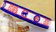 Load image into Gallery viewer, 5/8&quot; Chicago Cubs Team Ribbon. Baseball Sports MLB Grosgrain Ribbon
