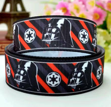 Load image into Gallery viewer, 1.5&quot; Darth Vader Star Wars Grosgrain Ribbon
